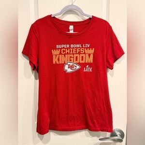 Kansas City Chiefs Super Bowl LIV Chiefs Kingdom Red T-Shirt sz XL NWOT